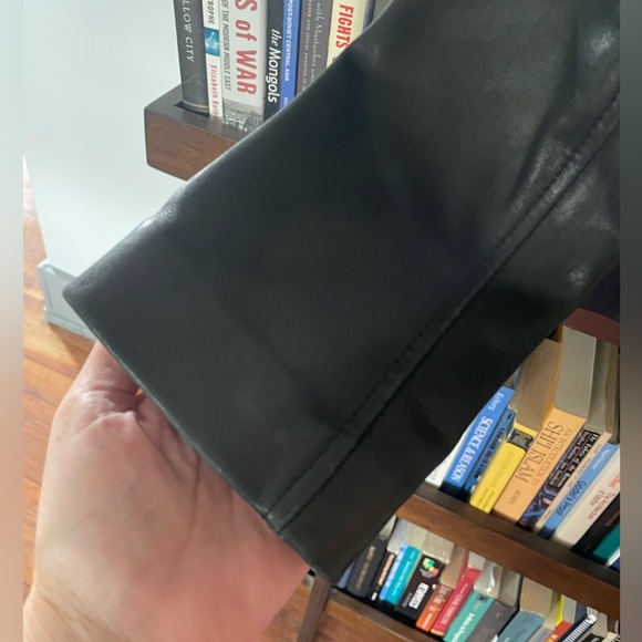 Black Leather Jacket - Croft & Barrow - Picture 2 of 16